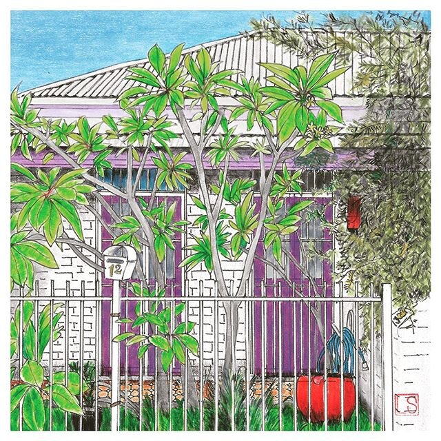 I DRAW YOUR HOUSE 
#littledrawings #littlestories #idrawhouses #idrawyourhouse #idrawyourhome #local #sydneyartist #innerwest #newtown #illustrator #australia #houseportrait #facade #carandache #architecture #drawing #frontwindows #lookingin #erskine