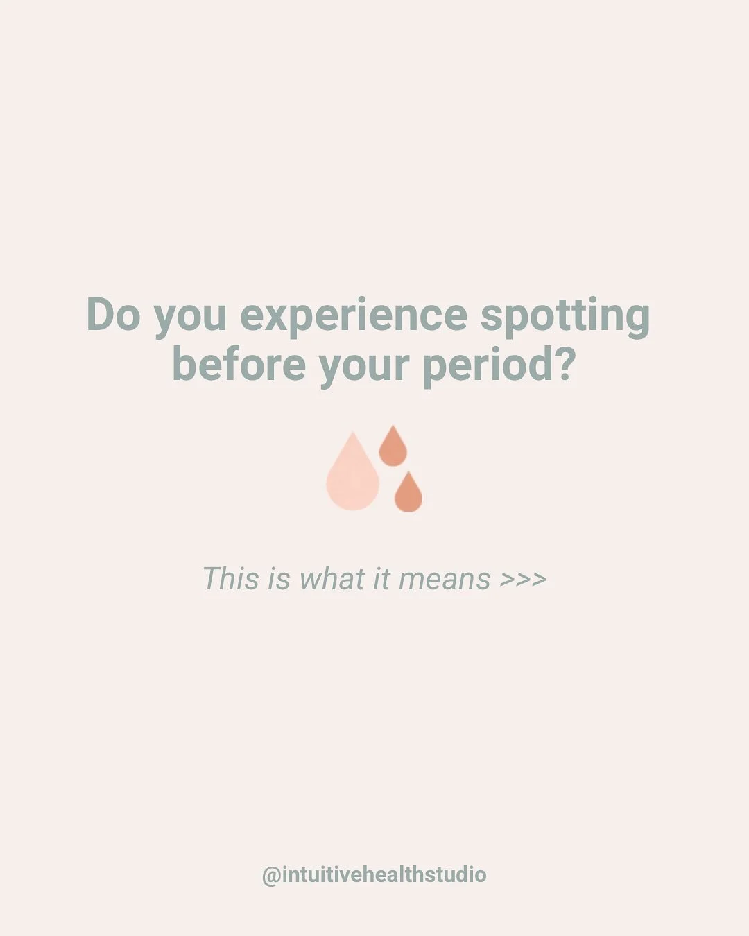 Do you experience spotting before your period? This is what it means 🩸

After ovulation, progesterone is produced by the corpus luteum &mdash; the temporary gland formed in the ovary. Its main role is to prepare and support the uterine lining (endom