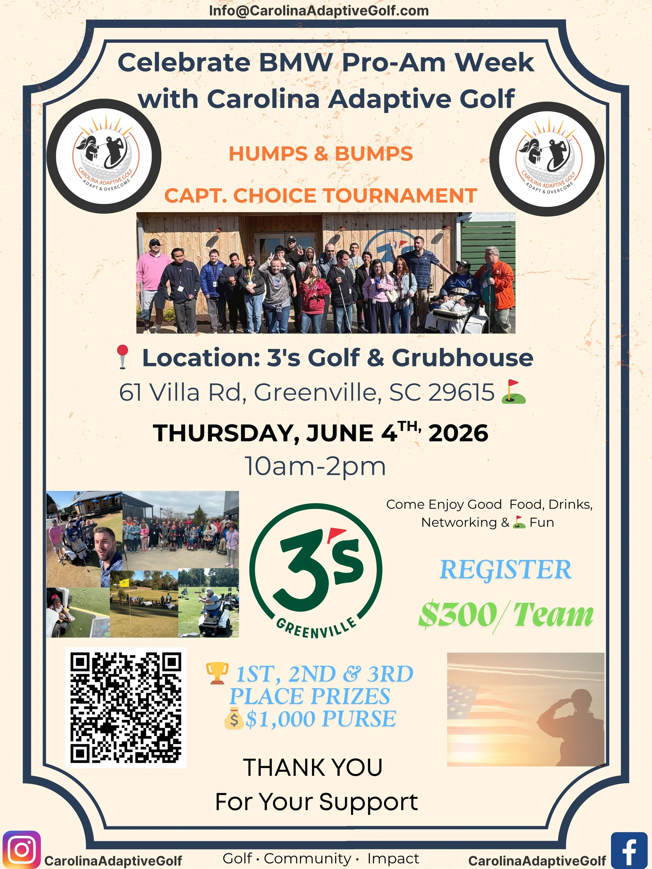 Humps &amp; Bumps  Captains Choice Tournament