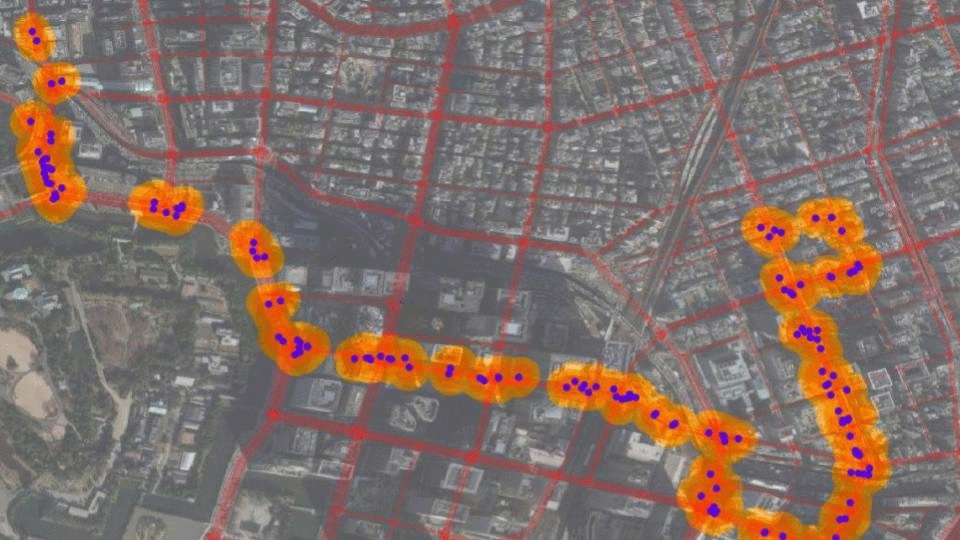 図:車両カメラの画像を元にしたTRI-AD/Carmera社の地図生成イメージ