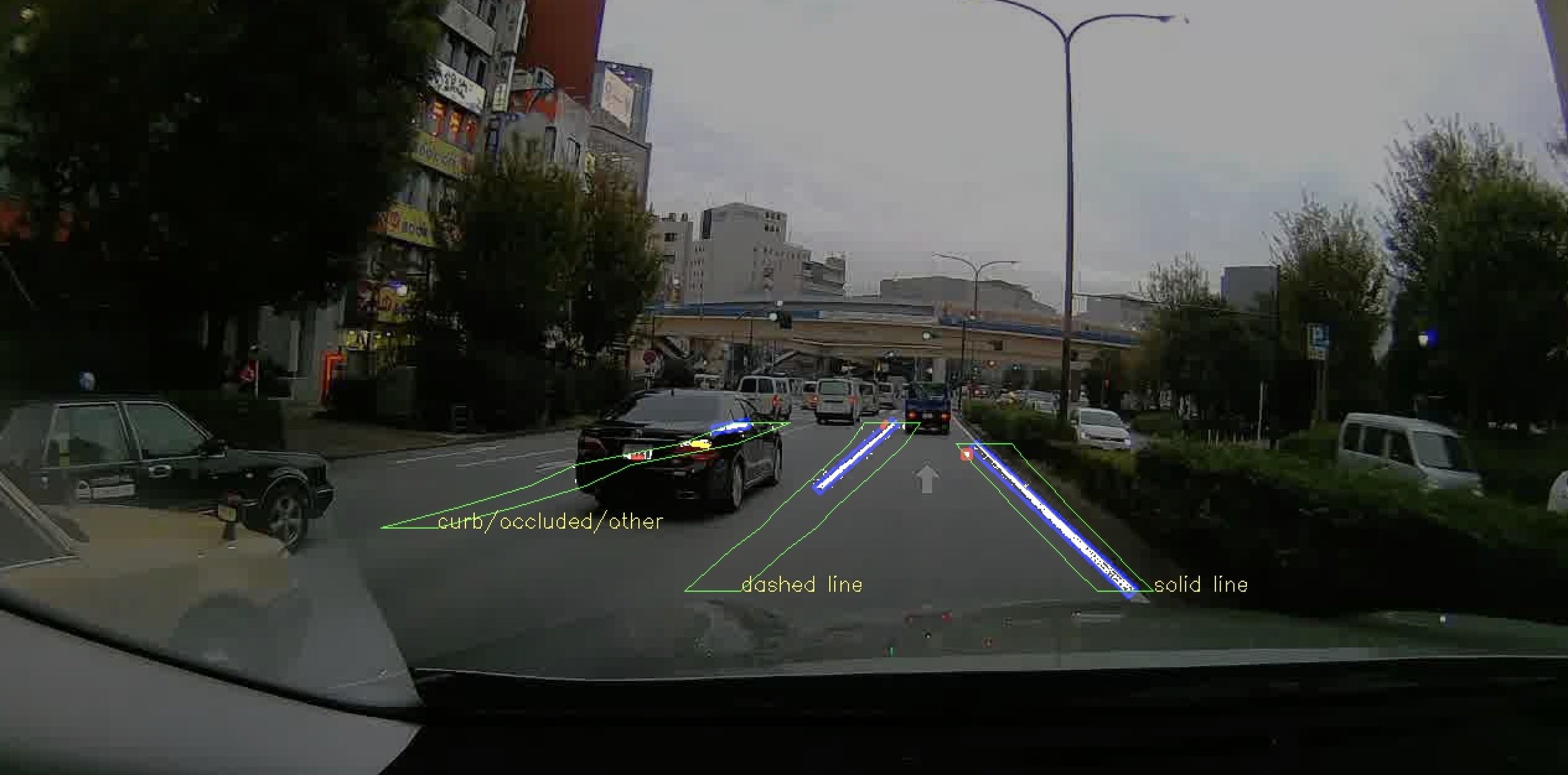 CARMERA feature detection image in downtown Tokyo