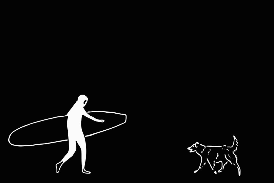 walking with sadie .6.gif