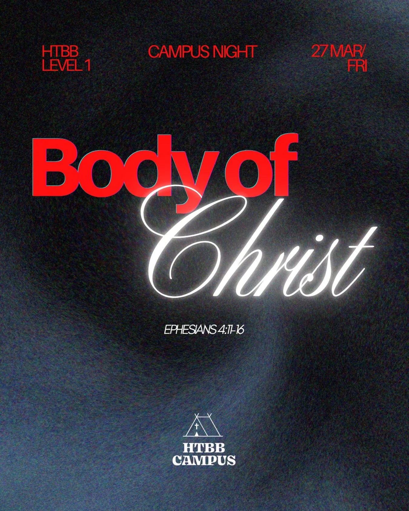 Hey campus fam! This Friday, we will be exploring what it looks like to belong and be part of the Body of Christ shared by Feng 🤩 

Also, there will be recruitment for some departments within the campus ministry, if you&rsquo;ve been curious and thi