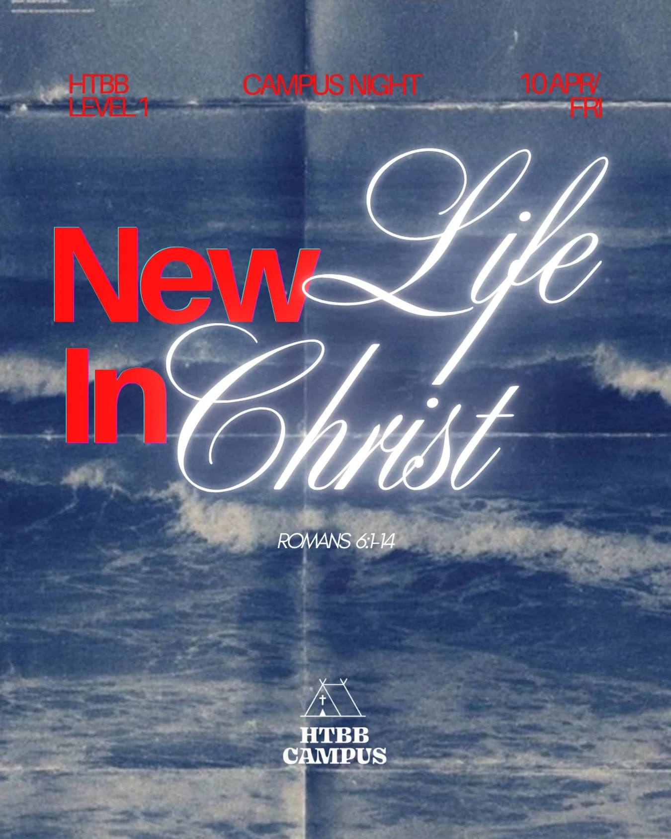What if freedom isn&rsquo;t about trying harder but living from a new life that Christ has given to us? 

Come through for a night of worship, word, and real conversations on what it means to live a new life in Christ ✝️

📆 10 APRIL 2026 
📍HTBB Lev