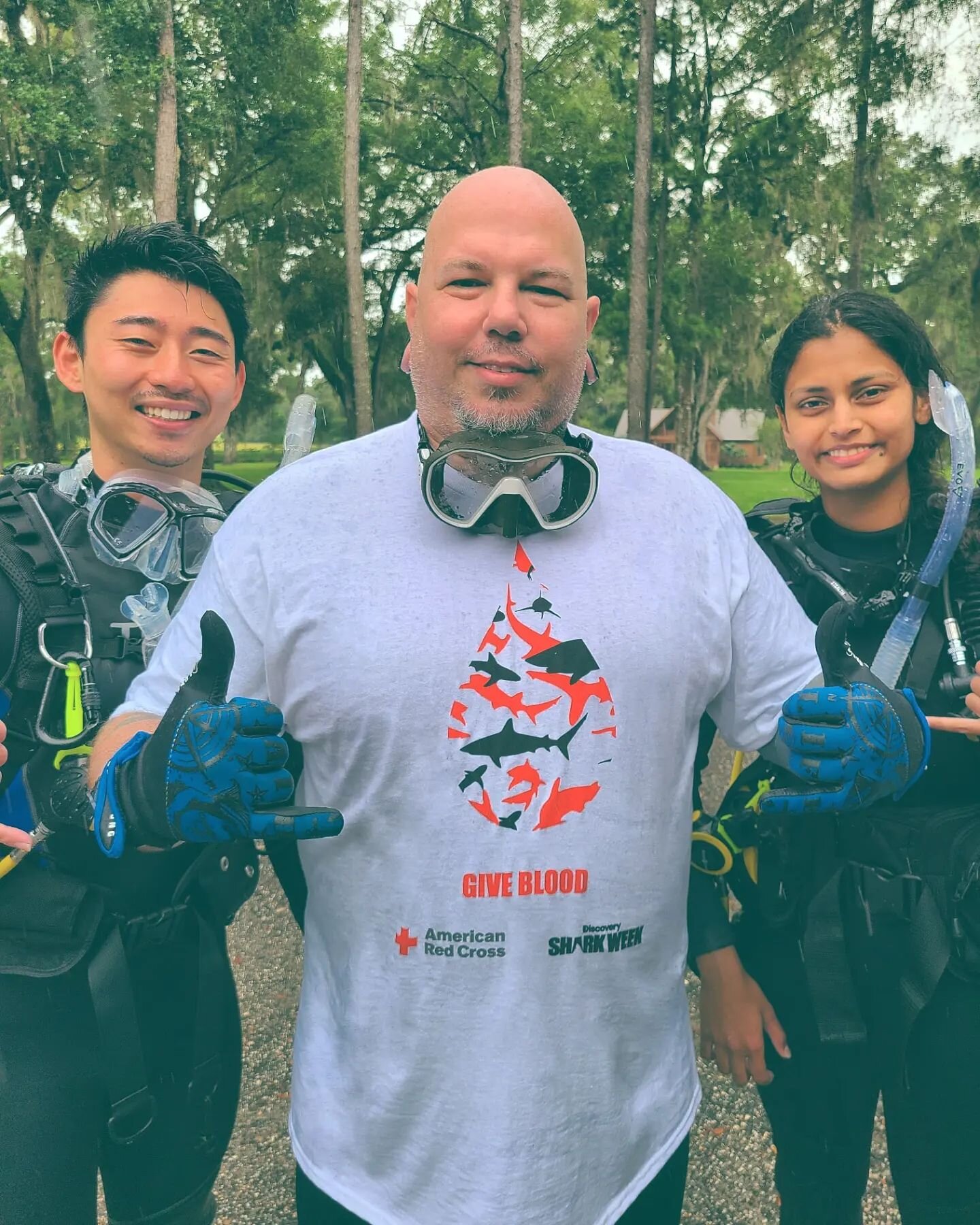 Training the next generation of scuba divers and shark advocates is pretty awesome. So is donating blood. Take just a few minutes this&nbsp;week to peel away from @sharkweek (but still DVR it) and make a blood donation at a Red Cross near you. It cou