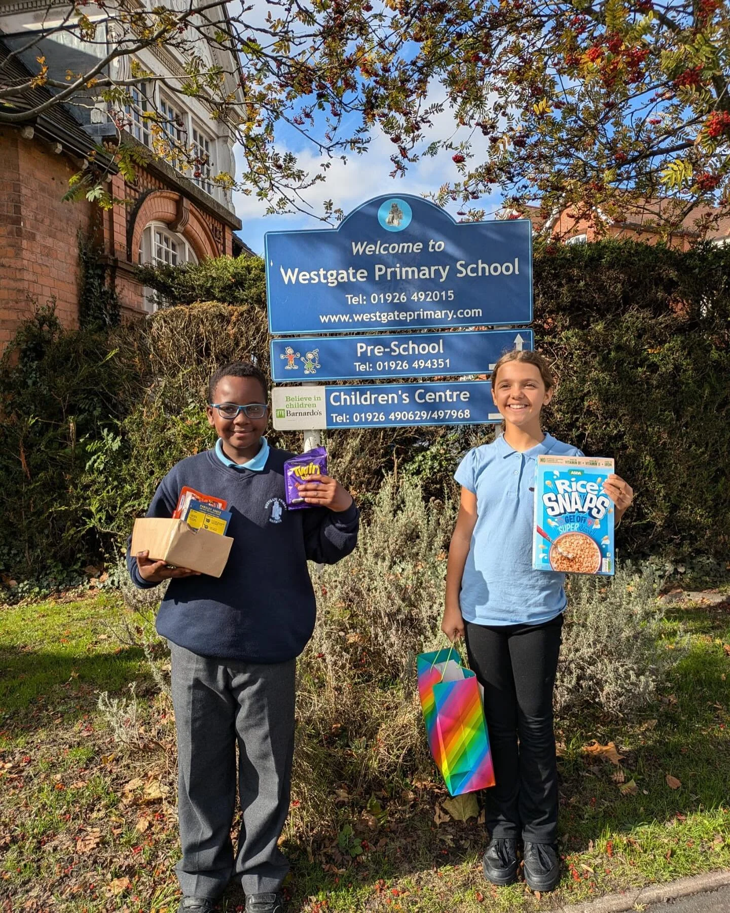 We want to say a huge thank you to everyone who donated to us at their Harvest Festivals! 🥫🥫🥫

Our thanks go to Westgate Primary, Radford Road Church, St Patrick&rsquo;s Catholic Primary, Coten End Primary, Oakley School, Whitnash Methodist Church