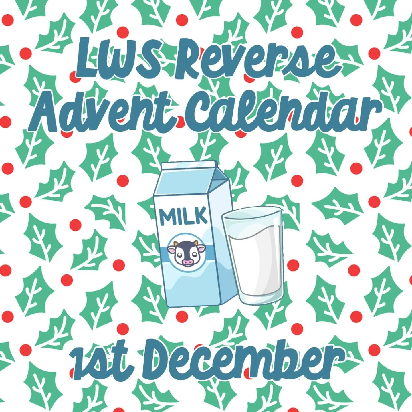 It&rsquo;s the 1st December! ✨

Which means it&rsquo;s officially Day 1 of the LWS Reverse Advent Calendar, 2024.

Every day from 1st-24th December we will post an item on social media that we need most for the shelter. To play along, place each item