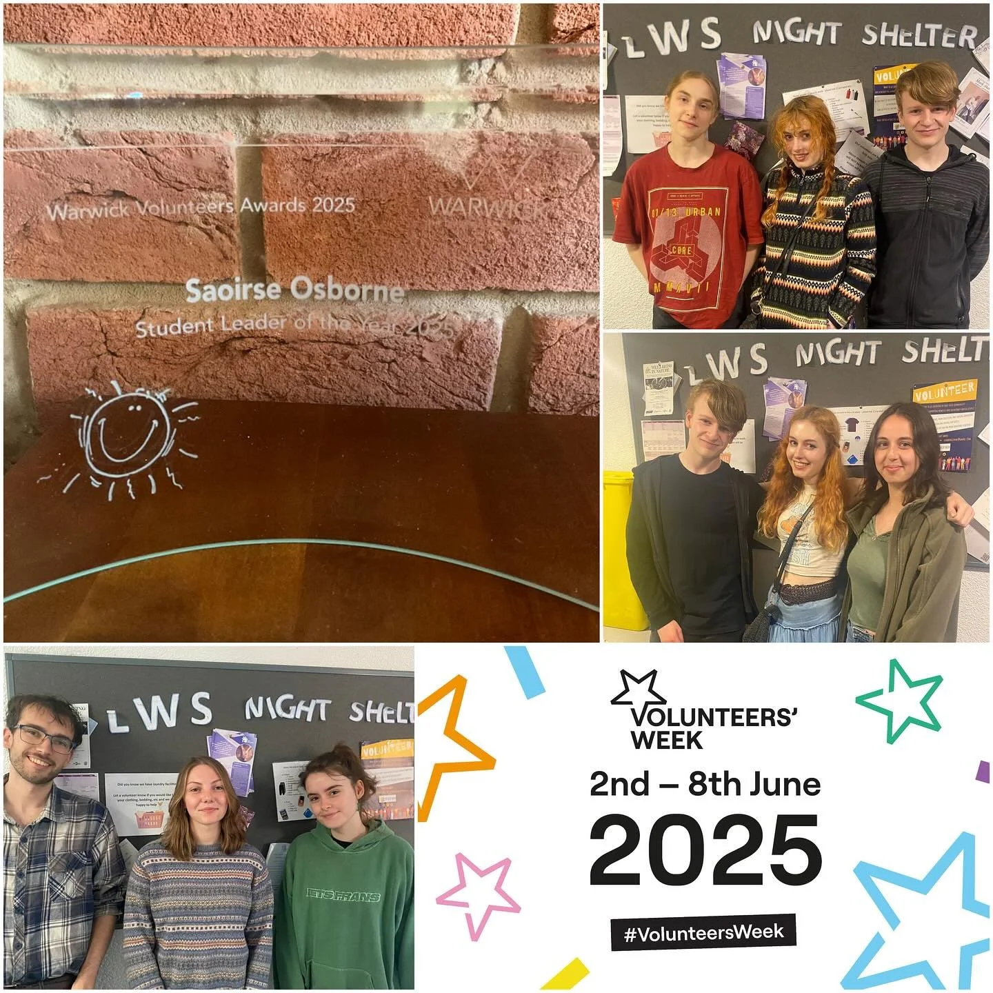 Today&rsquo;s #VolunteersWeek post is dedicated to the fantastic @homelessactionsociety from Warwick University 💛 

The HAS team brings so much enthusiasm and commitment to their volunteering and are an absolute asset to the wider LWS team. From tak