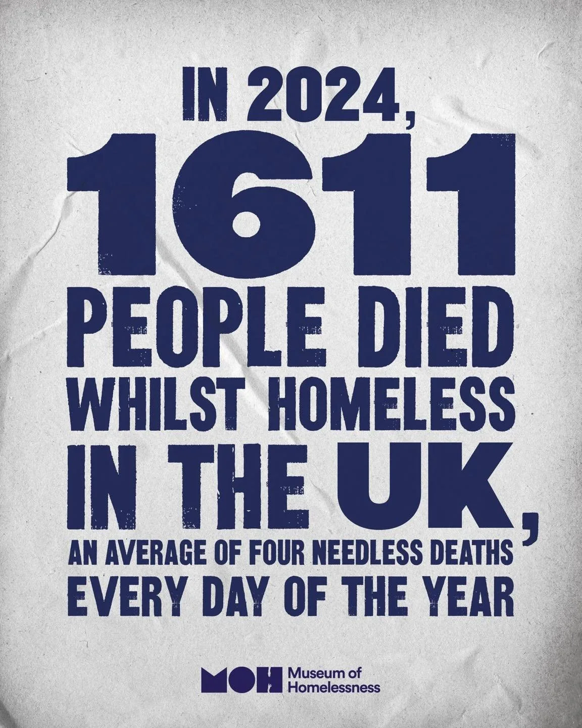 Today is World Homelessness Day, and in the wake of the passing of yet another of our treasured guests, it felt fitting to share the most recent report from @our_moh. 

Last year, there were 1,611 deaths of people experiencing homelessness, 11 of whi