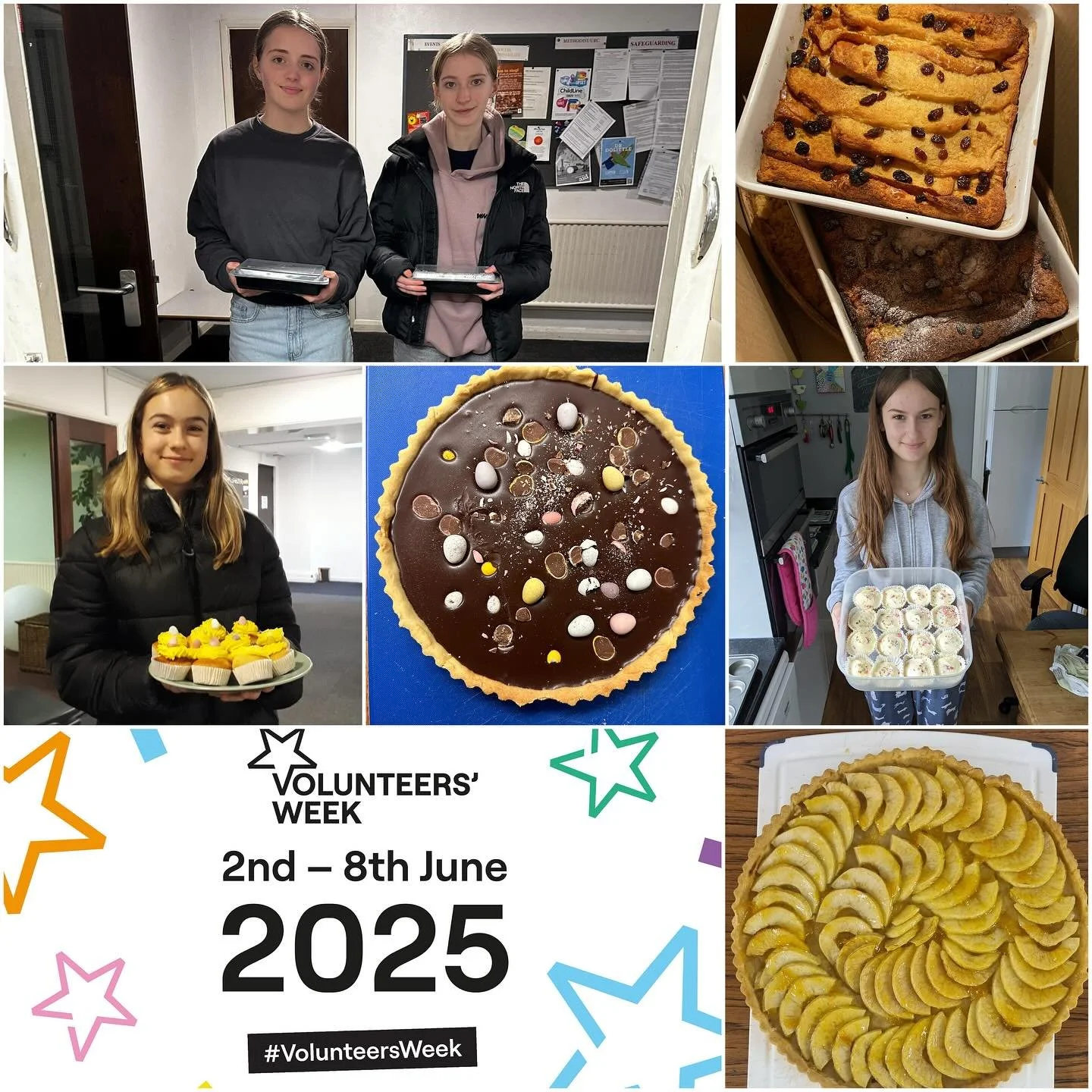 Today we give a big #VolunteersWeek shout out to some of our younger volunteers who are often busy behind-the-scenes. These guys make sure one of the most important parts of our service is always covered - dessert! 🍰 

While those under 18 can&rsquo