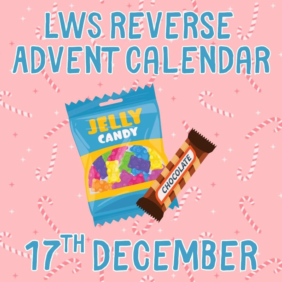 Day 17 of the LWS Reverse Advent Calendar is&hellip;

🍬🍫 Sweets/chocolate

Because everyone deserves a little treat! Choose your favourite for our guests to enjoy ☺️ 

-

Every day from 1st-24th December we will post an item on social media that we