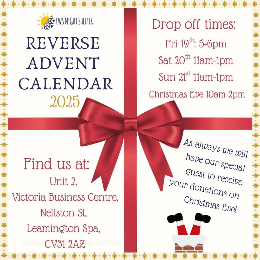 Our team (special guest included 🎅) are excited to see you today at our final Reverse Advent Calendar drop off event of the year! 

We&rsquo;ll be there at Santa&rsquo;s workshop to welcome you and receive your donations from 10am-12pm. Our elves wi