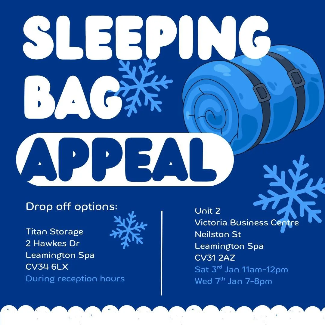 SWEP has been announced today due to freezing temperatures so all people who would otherwise be sleeping on the streets should contact Warwick District Council as soon as possible to arrange emergency accommodation.

While our guests will be able to 