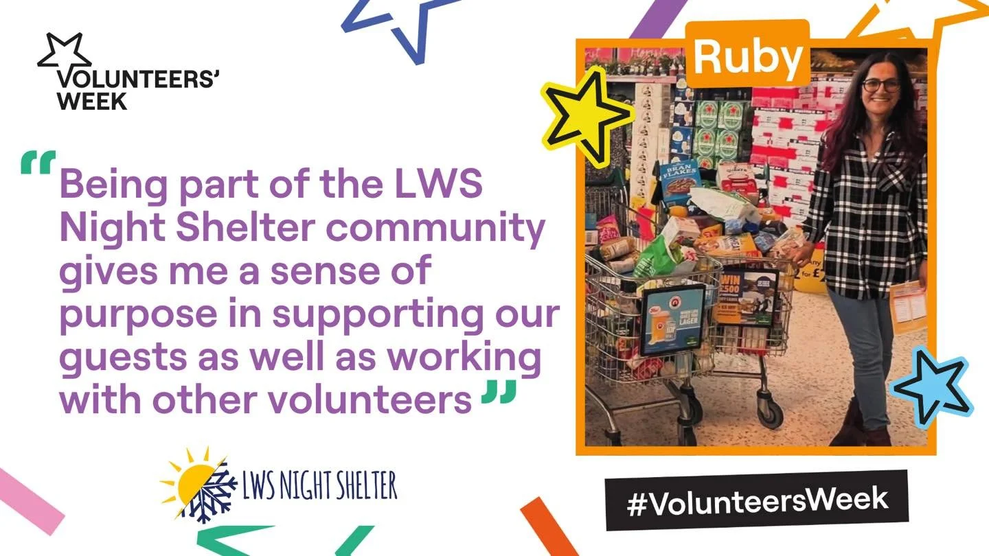 Ruby has been helping us week in and week out for years 💛 Today she tells us about her roles collecting and giving out donations&hellip;

&ldquo;My name is Ruby, I have been a LWS Night Shelter volunteer for over 4 and a half years.

I mainly suppor
