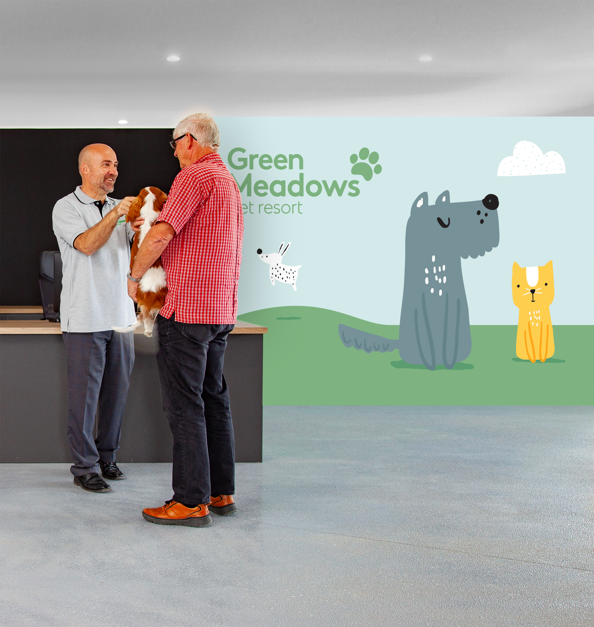 Green Meadows Pet Resort Reception