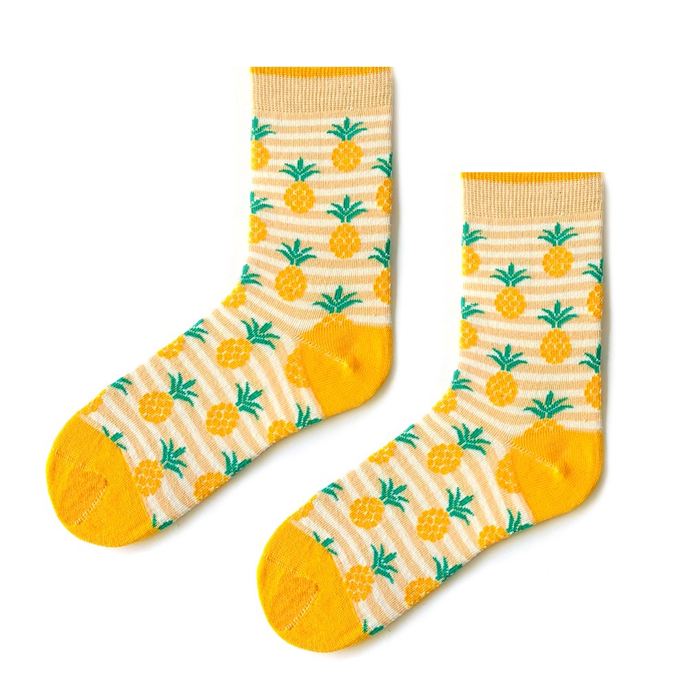 Designsocken Ananas
