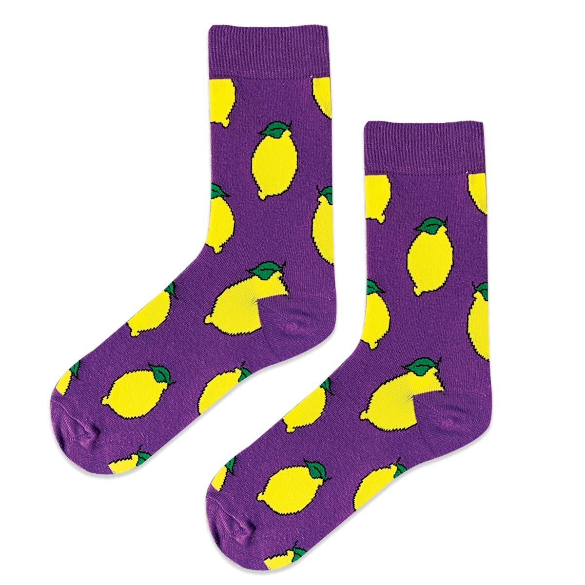 Designsocken Zitrone