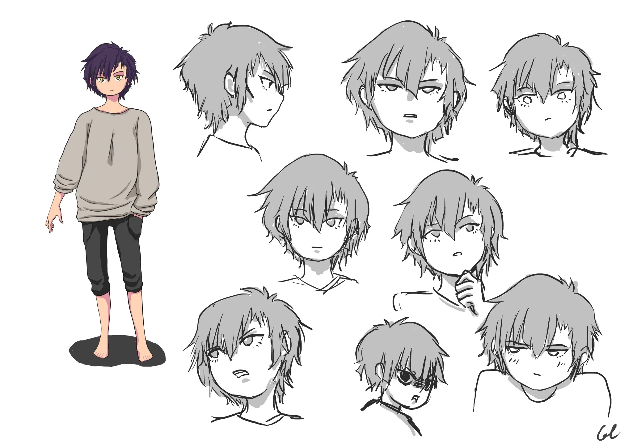 Claudia’s character sheet, 2017