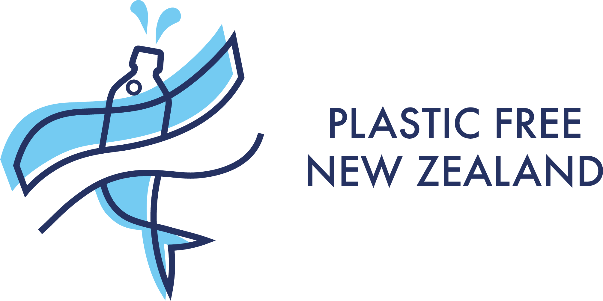 Plastic Free New Zealand Logo, 2017
