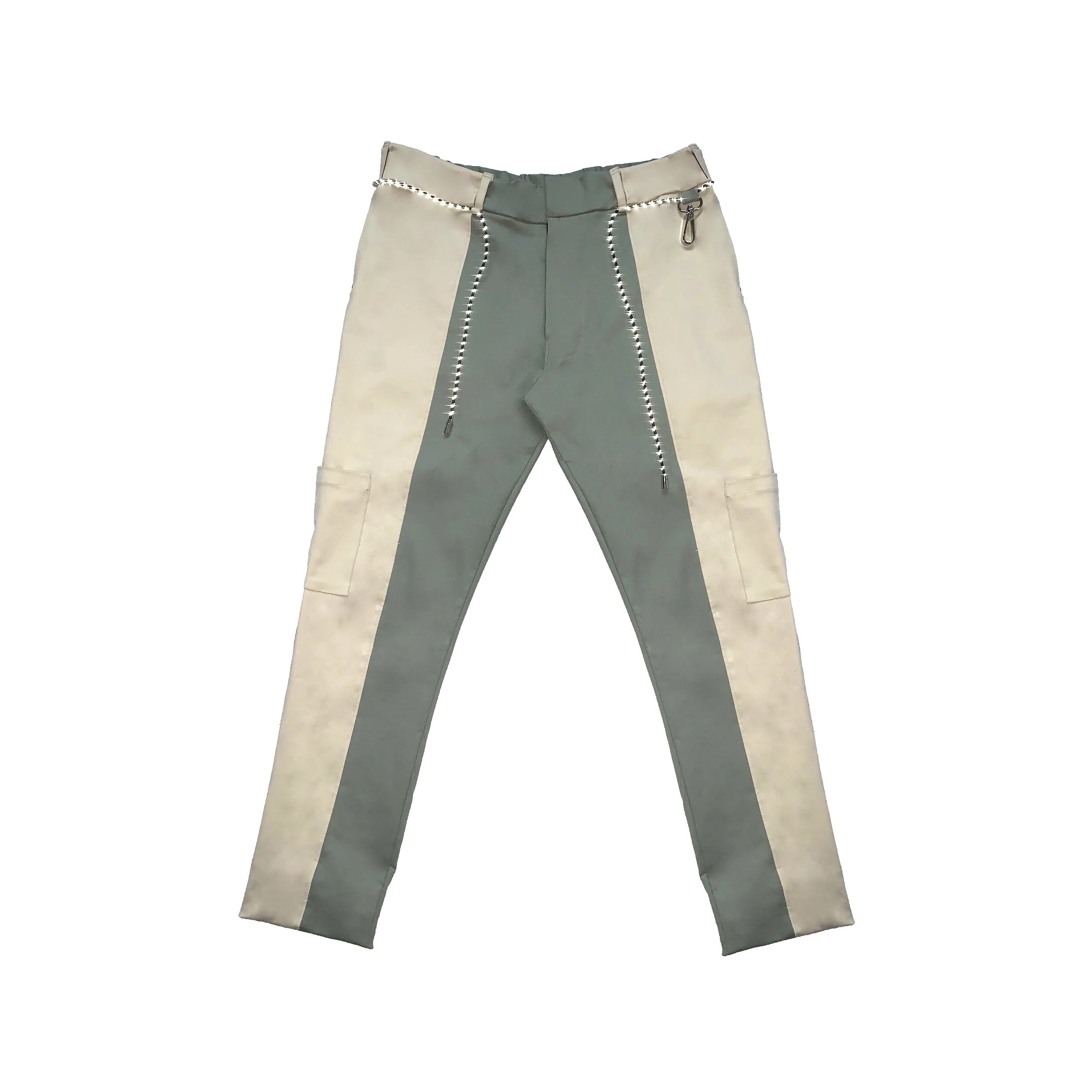 Neutral Tapered Panel Utility Trouser