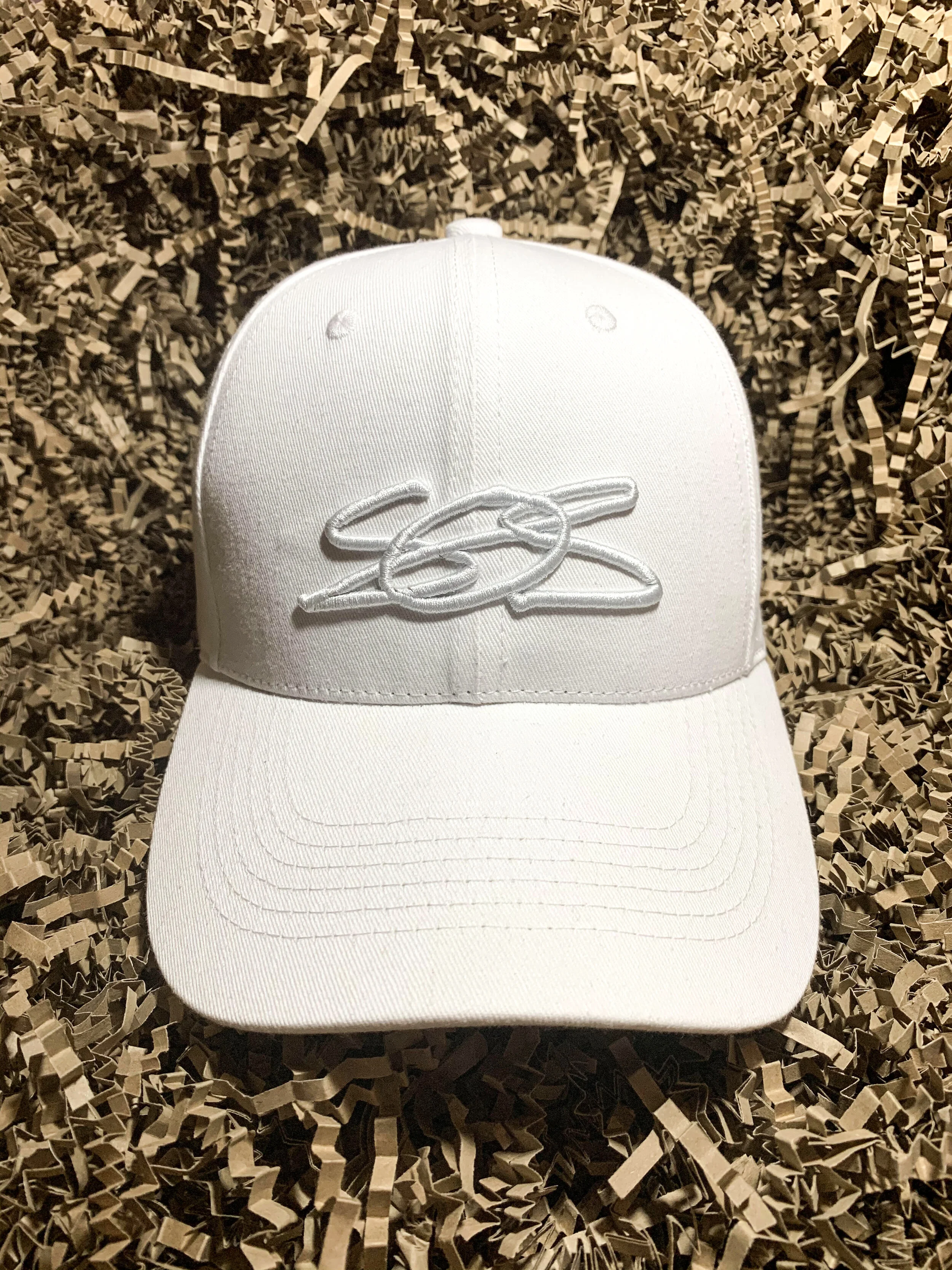 Organic White Baseball Cap