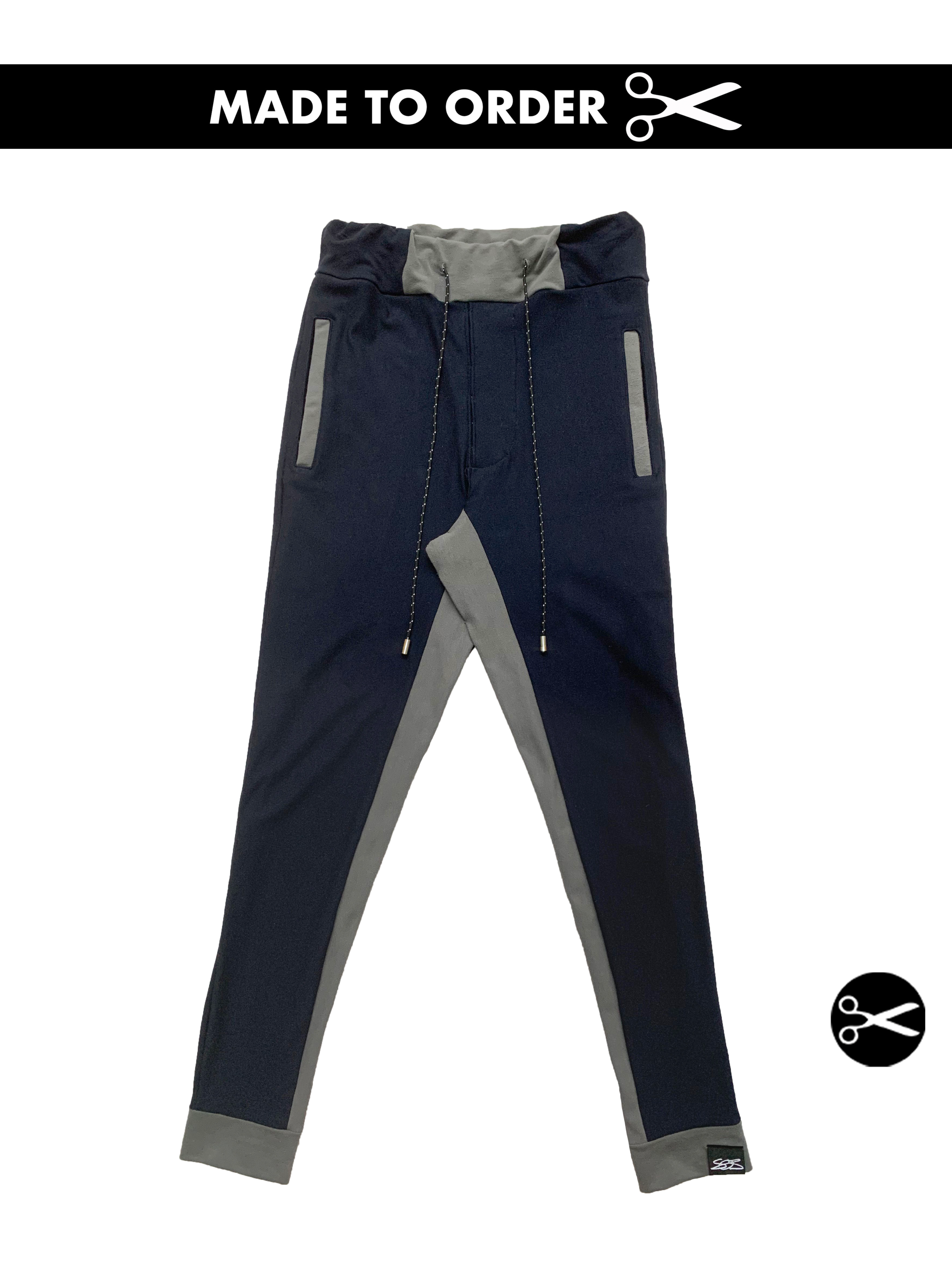 Midnight Blue x Charcoal Grey Tracksuit Trouser