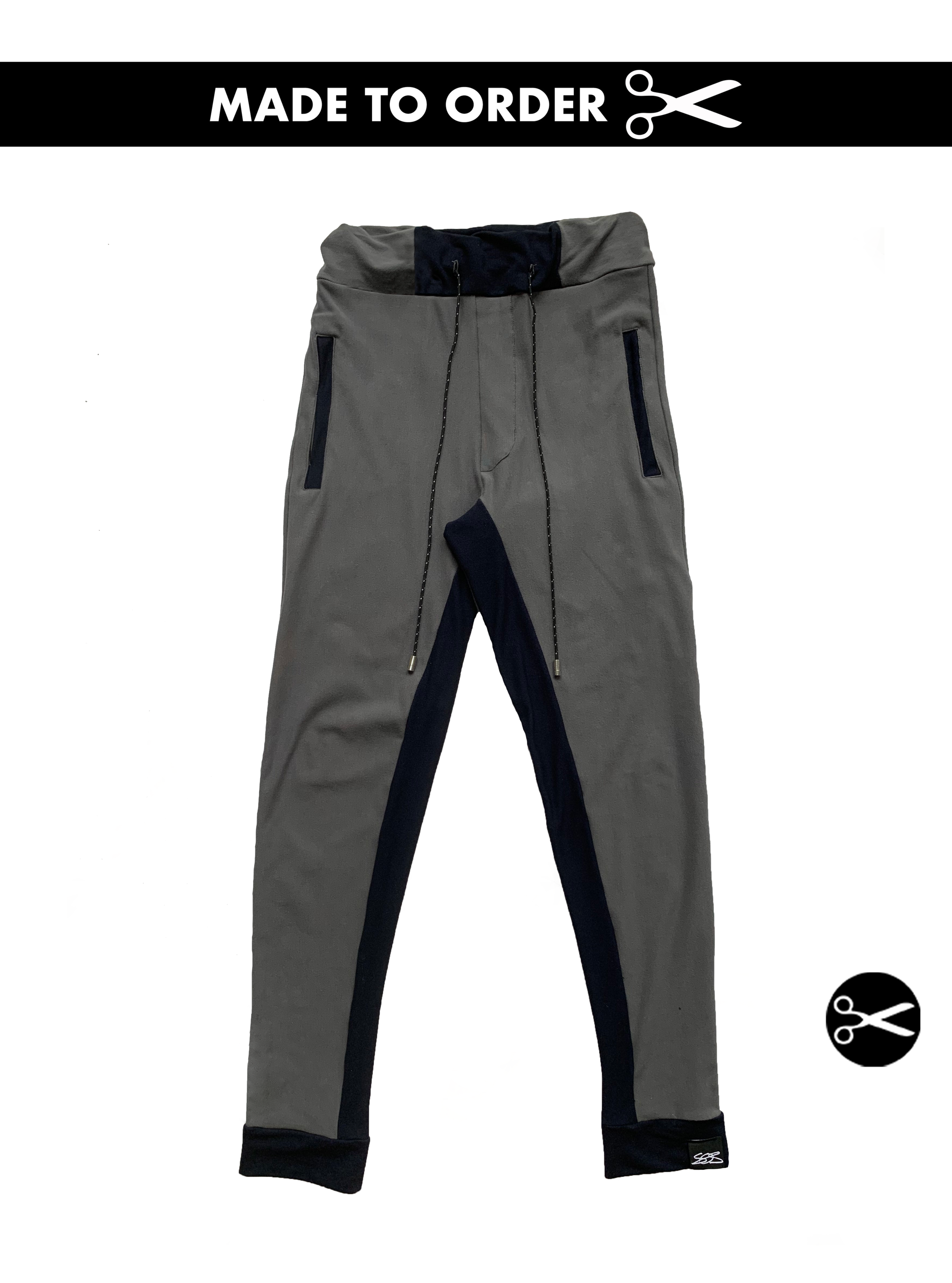 Charcoal Grey x Midnight Blue Tracksuit Trouser