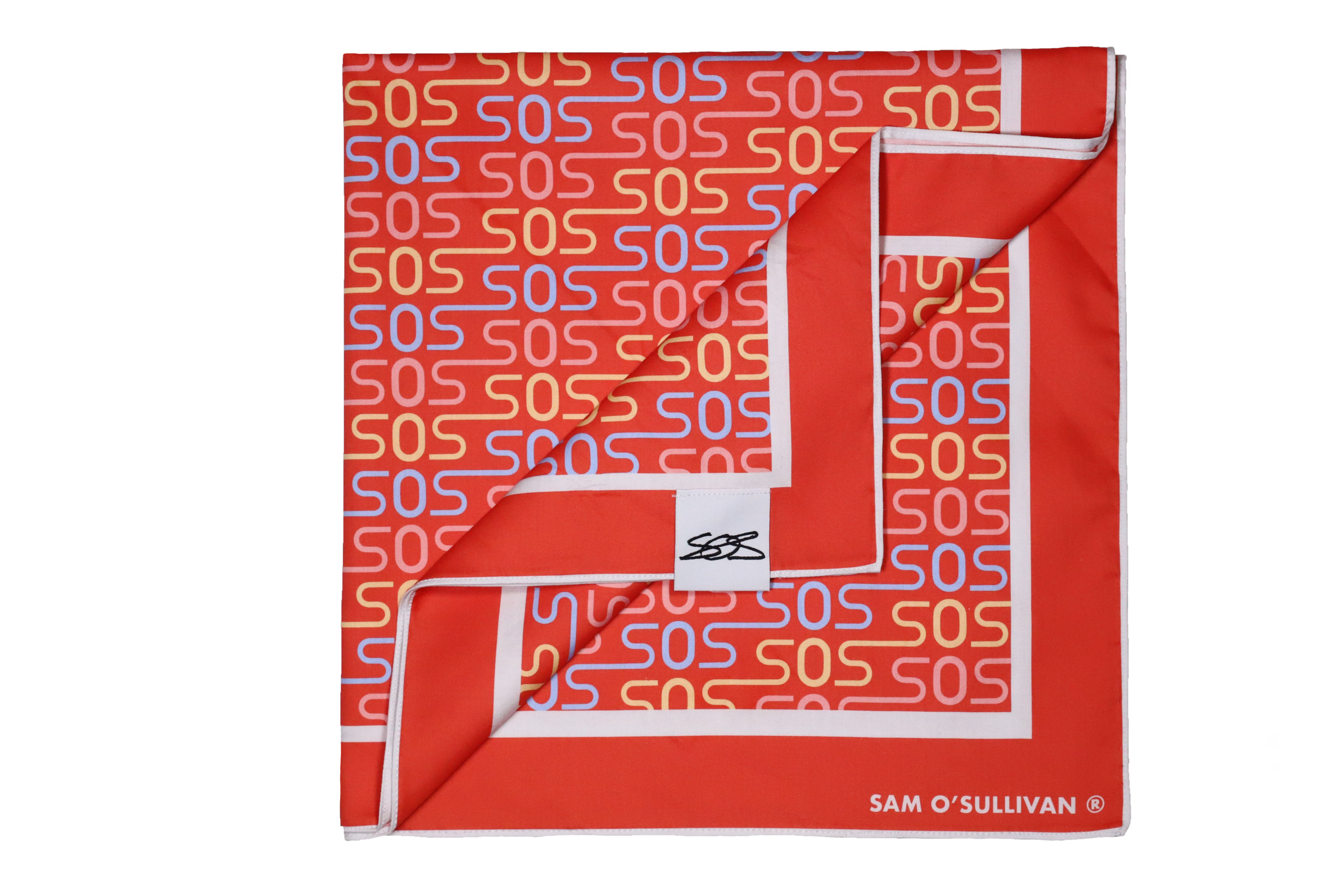 Organic Red SOS Bandana