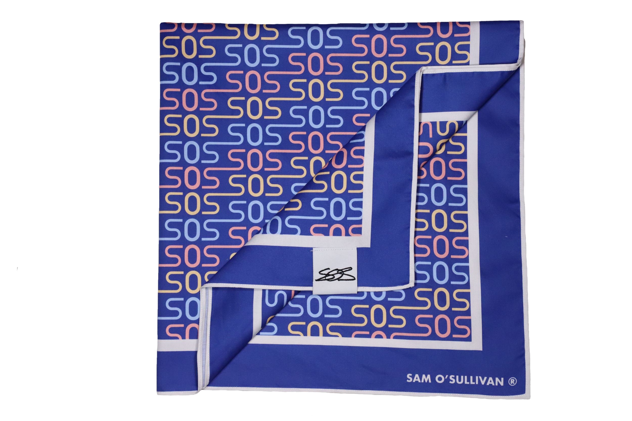 Organic Blue SOS Bandana