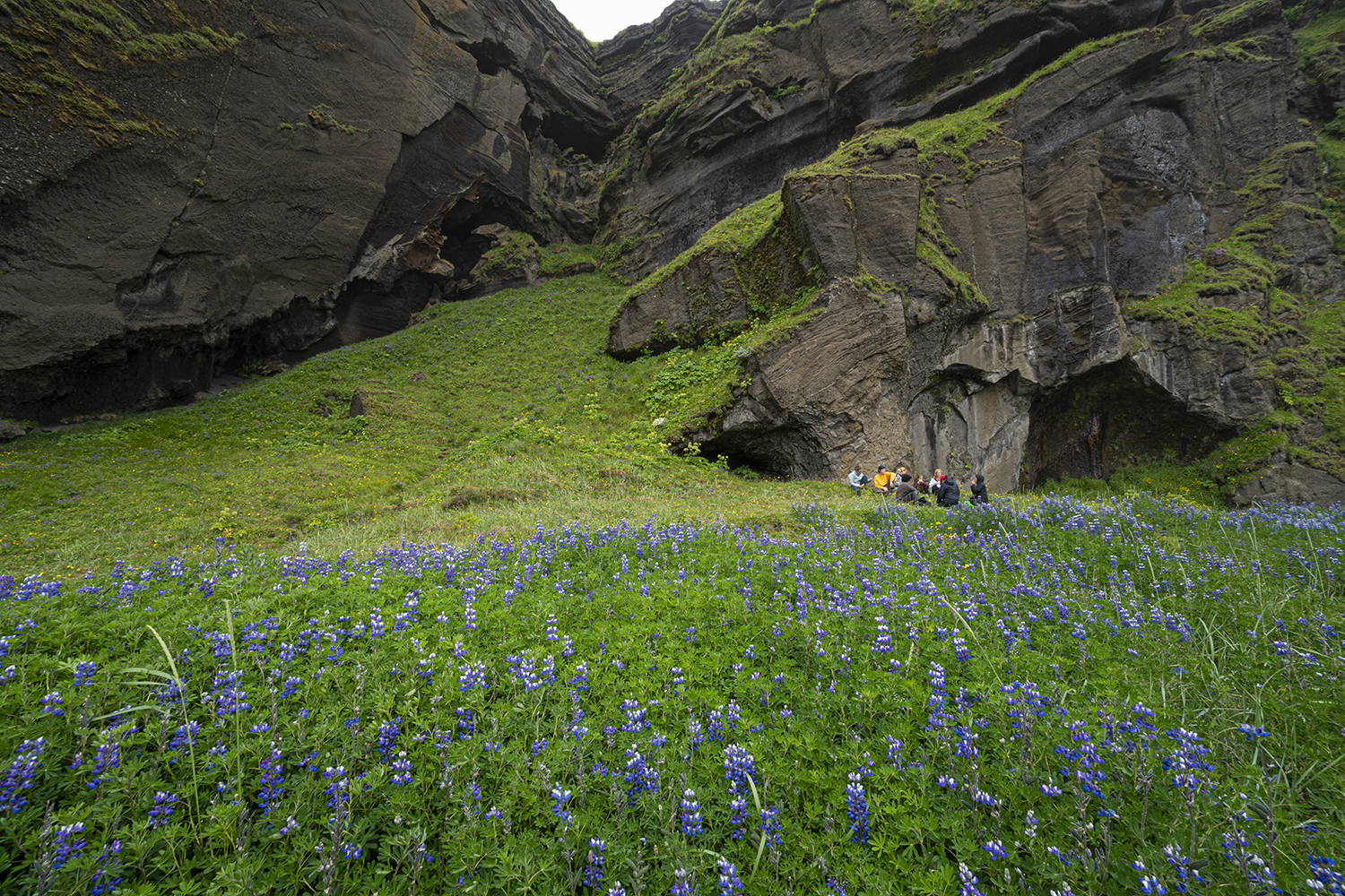 Picnic, Hjörleifshöfði Cave.
