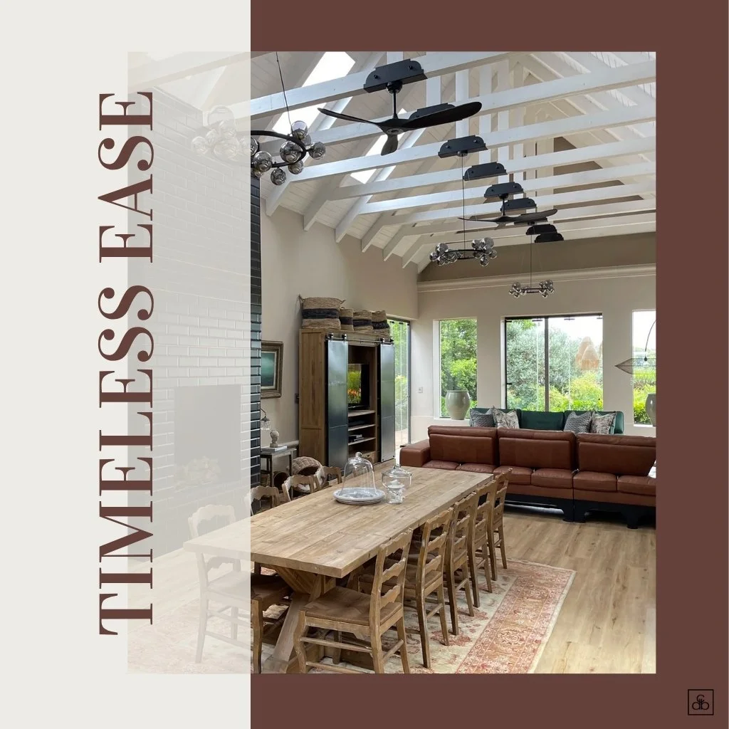 Styling completes your room&rsquo;s story. We pair furniture, art, lighting and textiles to create layered, tactile interiors that feel personal and purposeful. Perfect for luxury homes, short-stay rentals and boutique hospitality. Save this for late