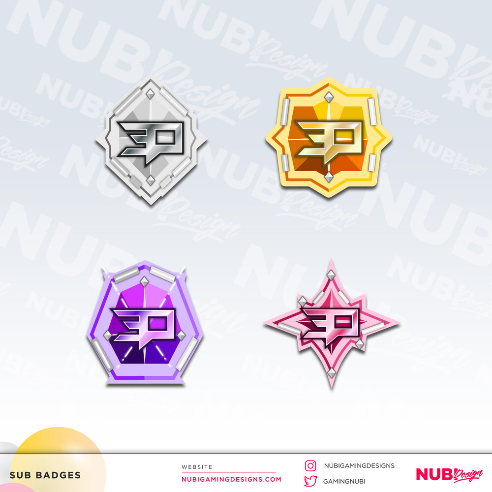 Custom Twitch Badges Twitch Sub Badges Discord Badges -  Norway