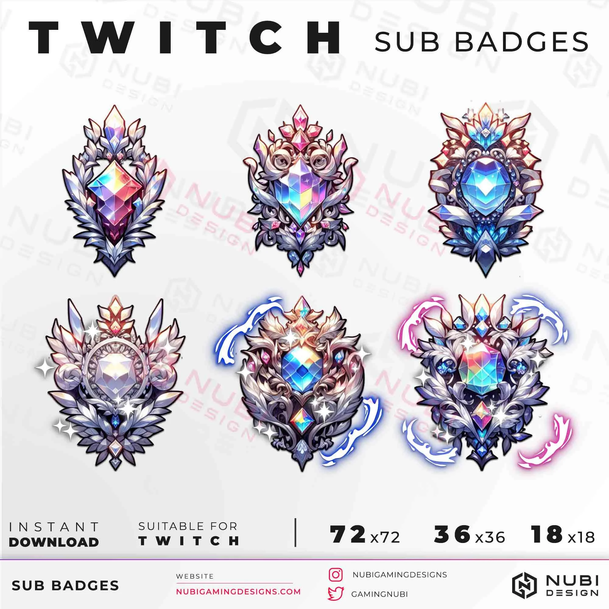 Twitch Sub Badges Shield_2