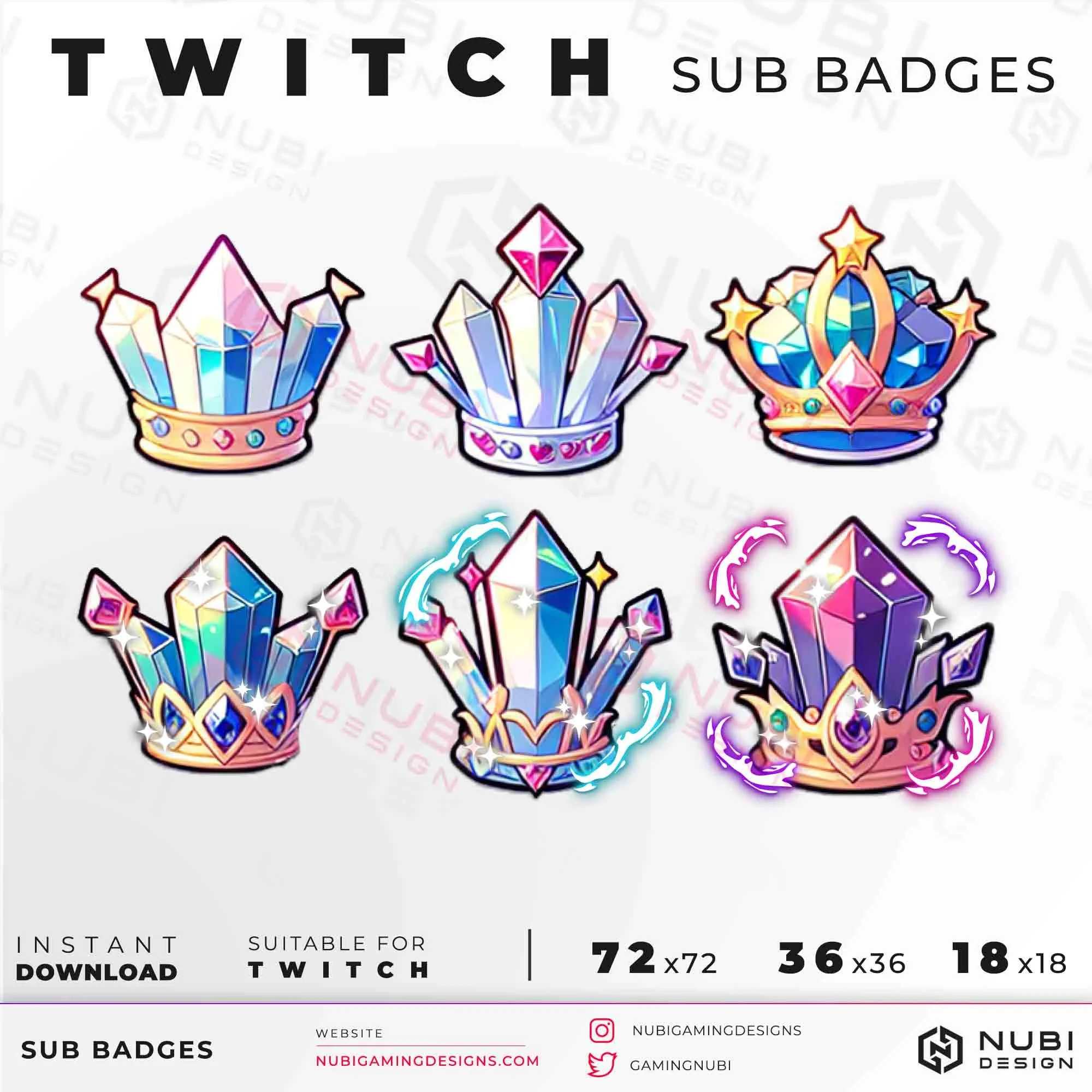Twitch Sub Badges Crown_3
