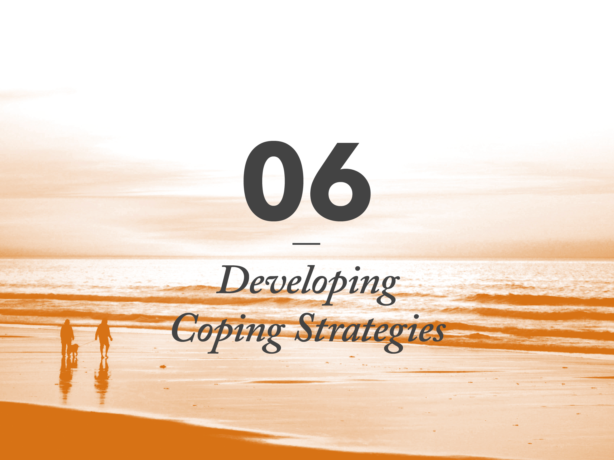 To explore coping strategies for when life is difficult; to identify what options are available; consider which ones we already employ when life is difficult.