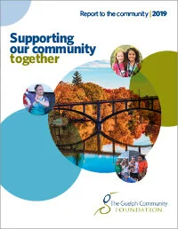 Annual report design: Guelph Community Foundation 