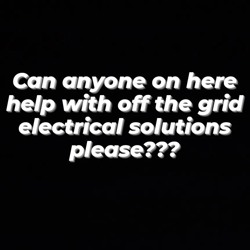 Can anyone on here help with off the grid electrical solutions for a new development of 16,000 sqft. 
#ecofriendly #offthegrid #offthegridliving #electrical #renewableenergy