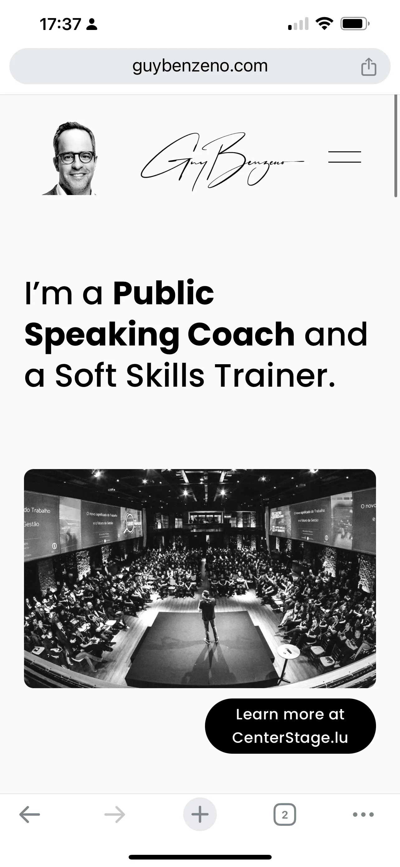 GuyBenzeno.com | My New Umbrella Website