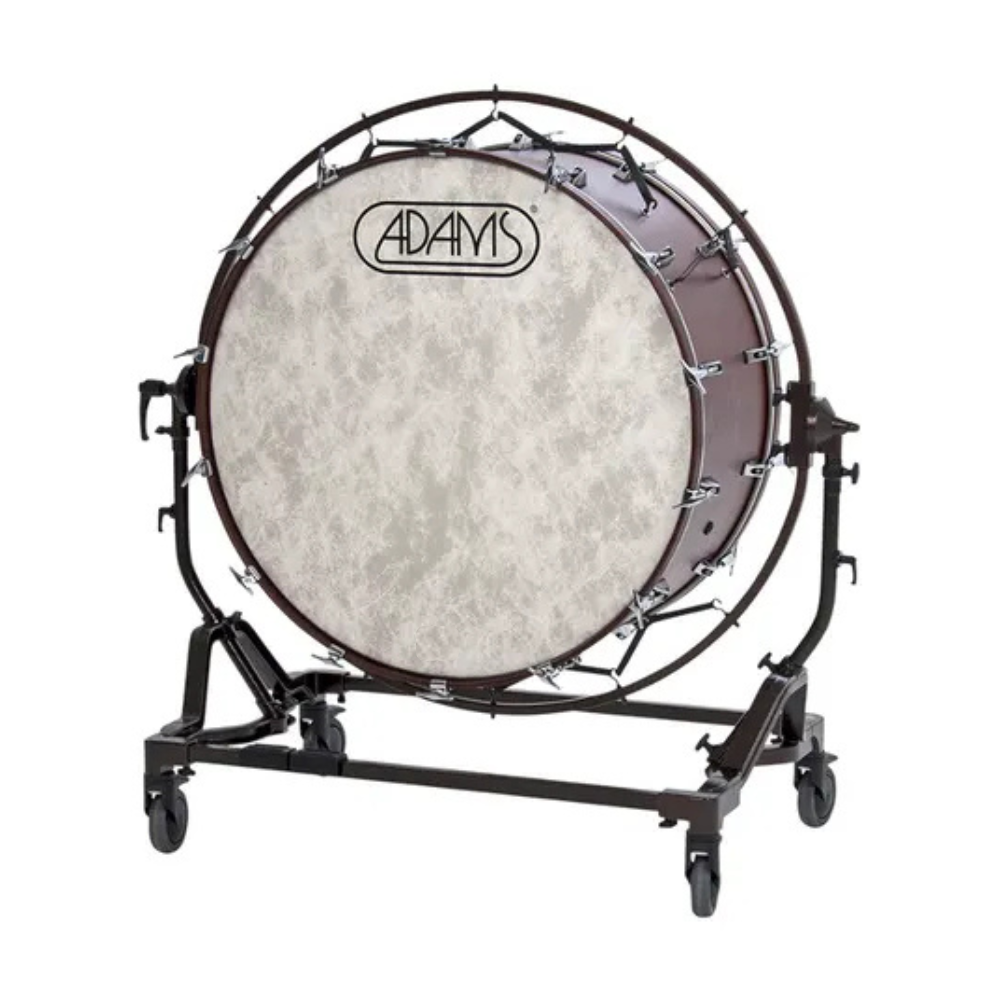 Used 40"x22" Adams Concert Bass Drum w/ Field Stand
