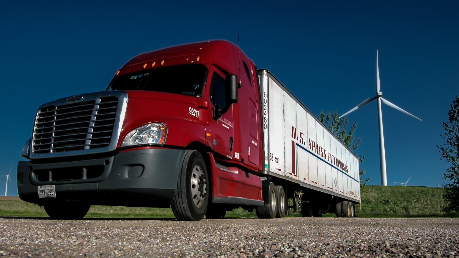 Demand for trucking services has “plateaued” in the last four to six weeks, though “we’ve not necessarily seen things getting worse,” according to the CEO of a leading national truckload carrier. (Photo: Jim Allen/FreightWaves)