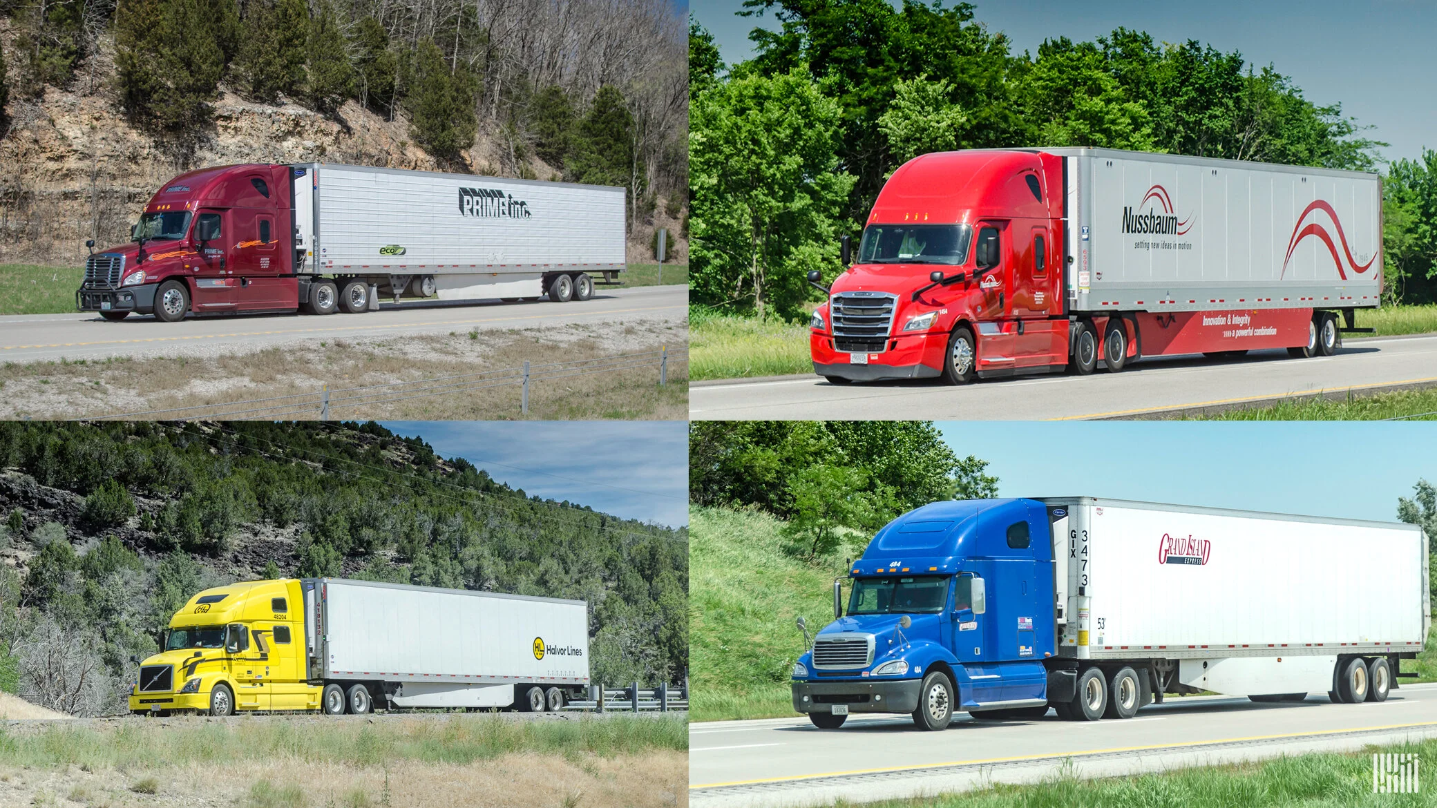 Sixteen repeat fleets have been named to the TCA and CarriersEdge 2021 Best Fleets to Drive For list, which honors for-hire trucking fleets identified as offering the best workplace experiences for drivers. (Photo: Jim Allen/FreightWaves)