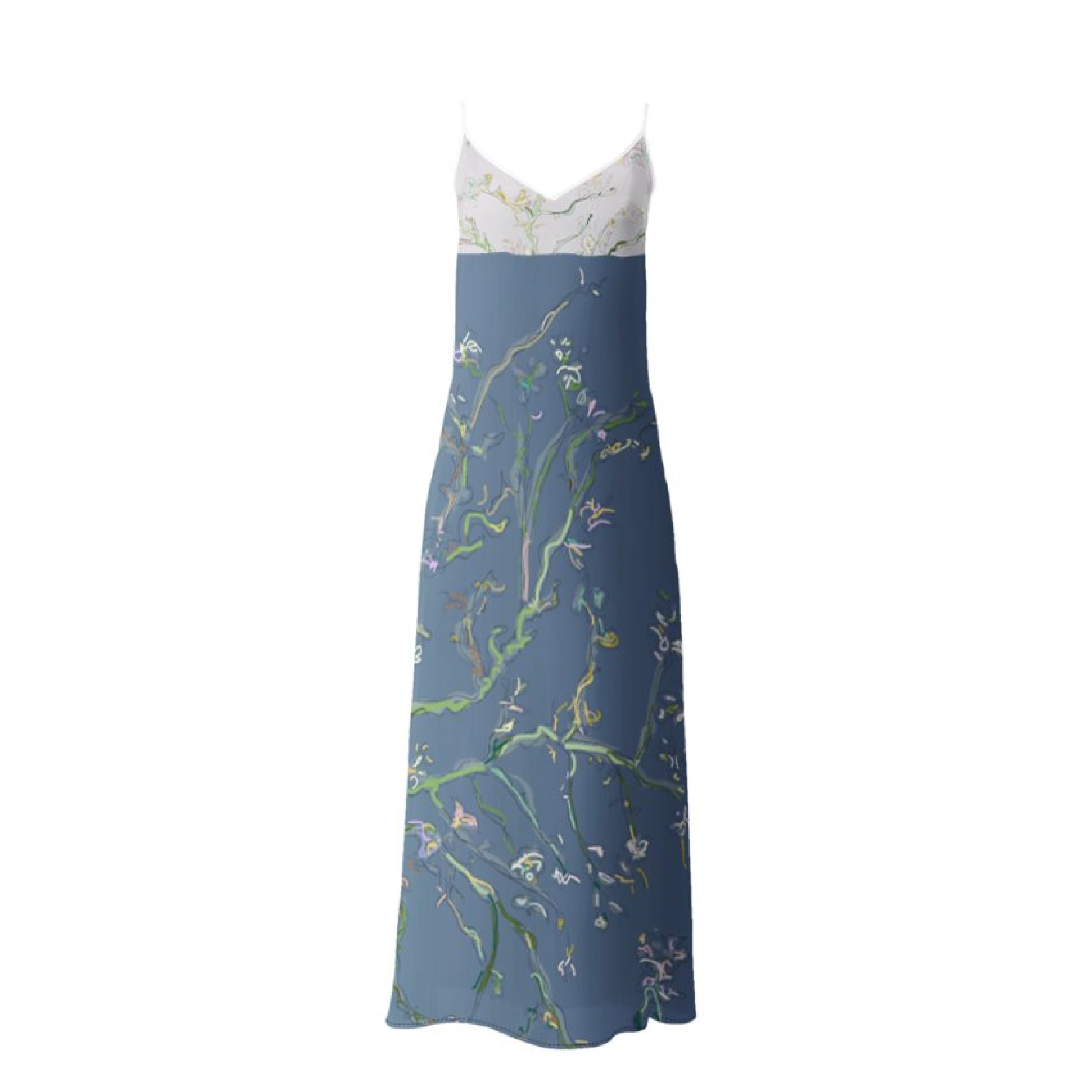 Vestido largo binario Almendros Van Gogh tirante blanco_Mesa de trabajo 1.png