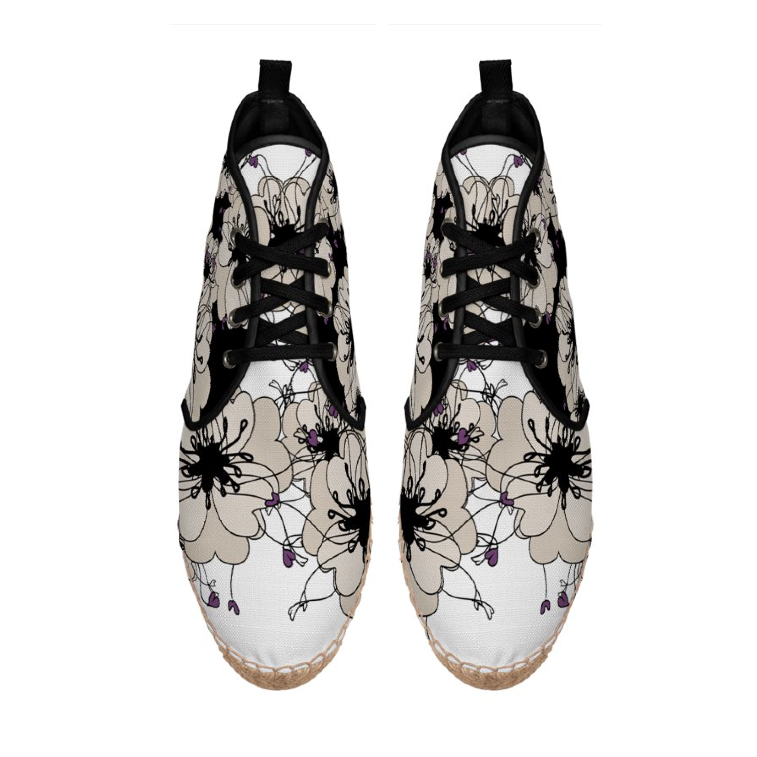 Calzado bajo Amapolas beige