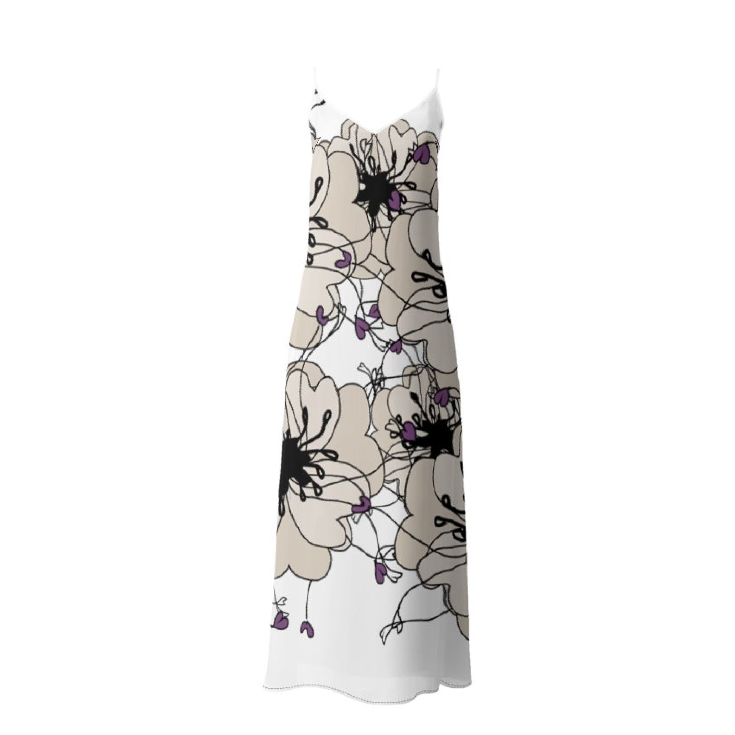 Vestido largo amapolas tirantes blancos-03.png
