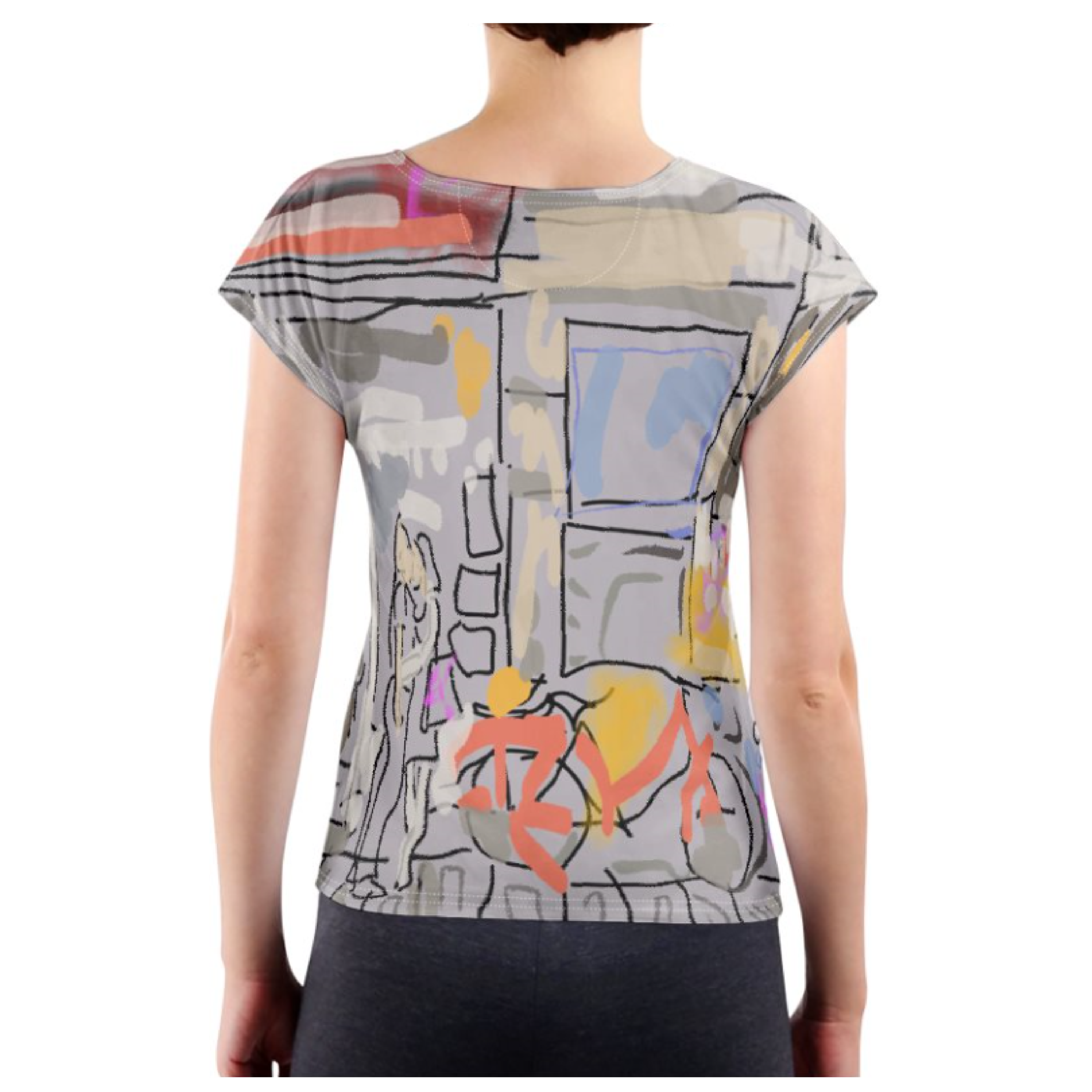 Camiseta mujer Spring Love fondo gris claro atras_Mesa de trabajo 1.png