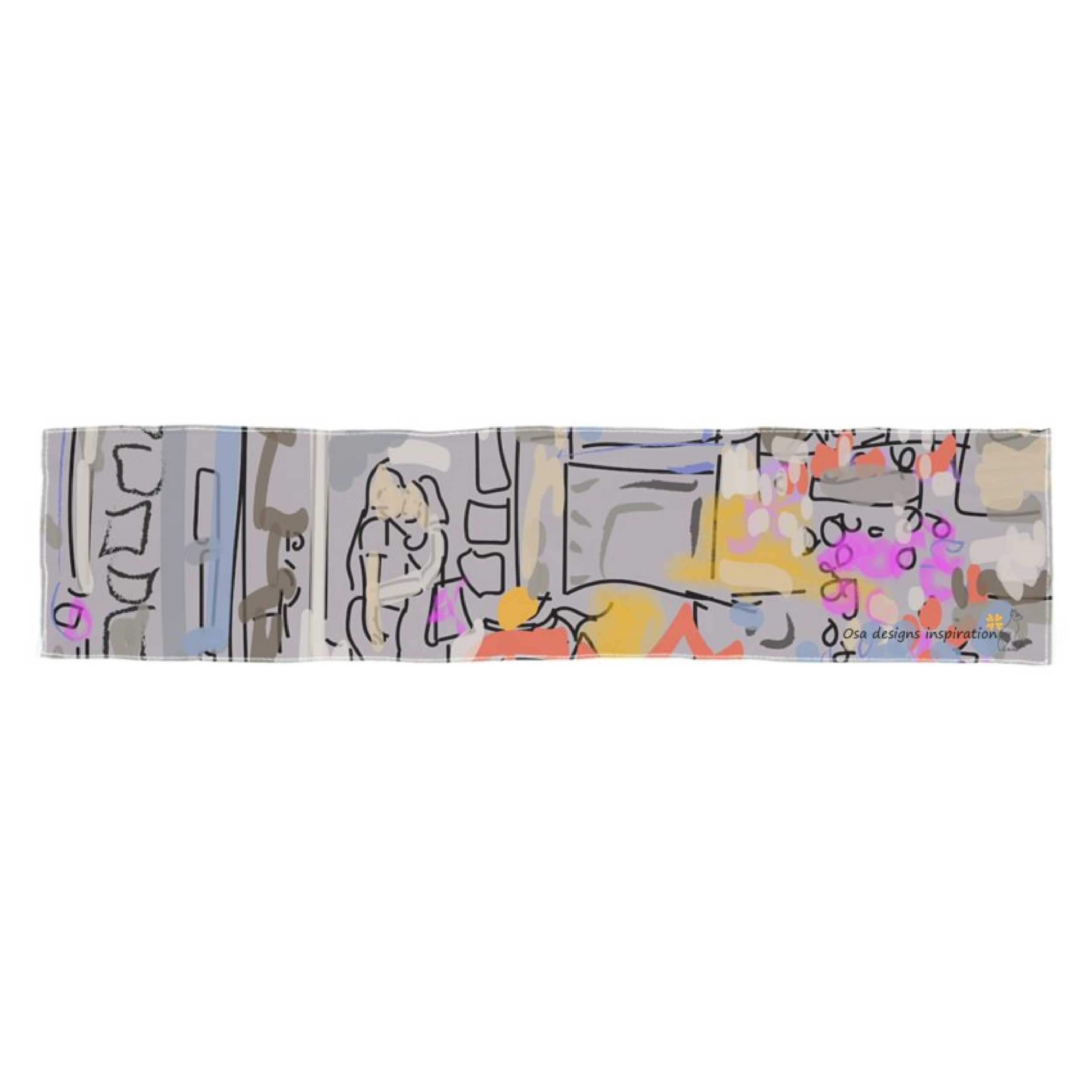 Pañuelo foulard love in paris gris claro_Mesa de trabajo 1.png