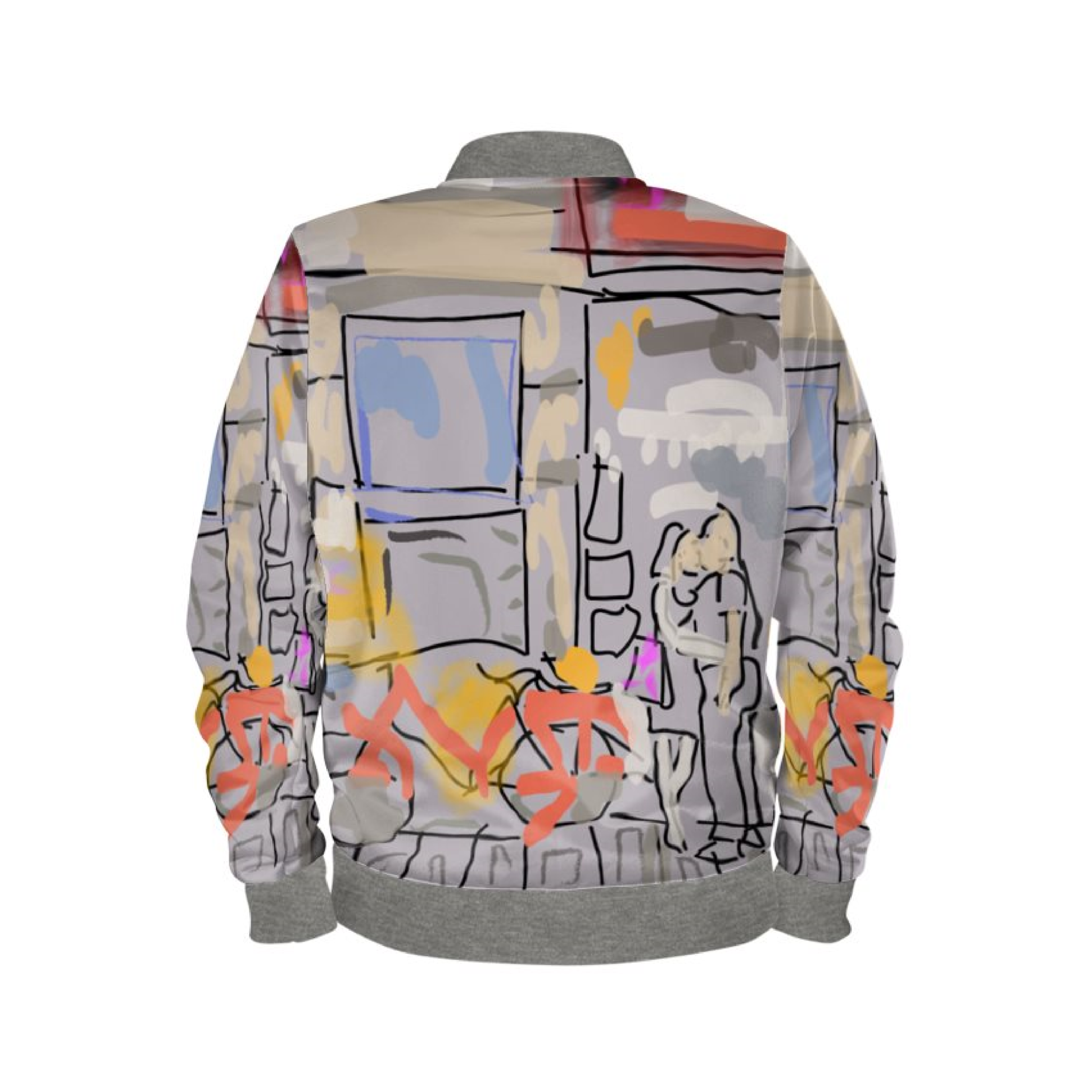 Boomber Love en Paris mujer borde gris atras-03.png