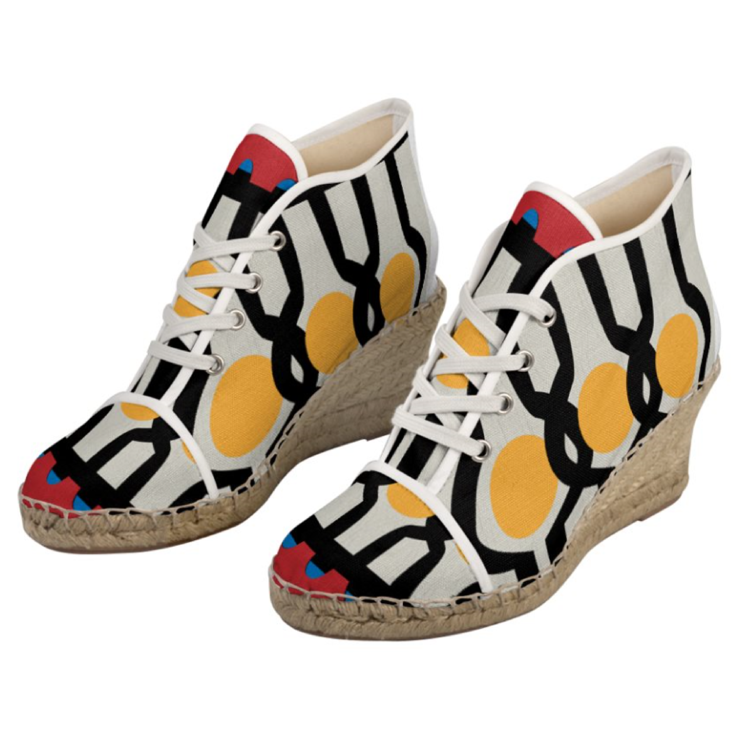 Calzado alto Bauhaus Lacería — CLAUDIA IZA Art \u0026 Design