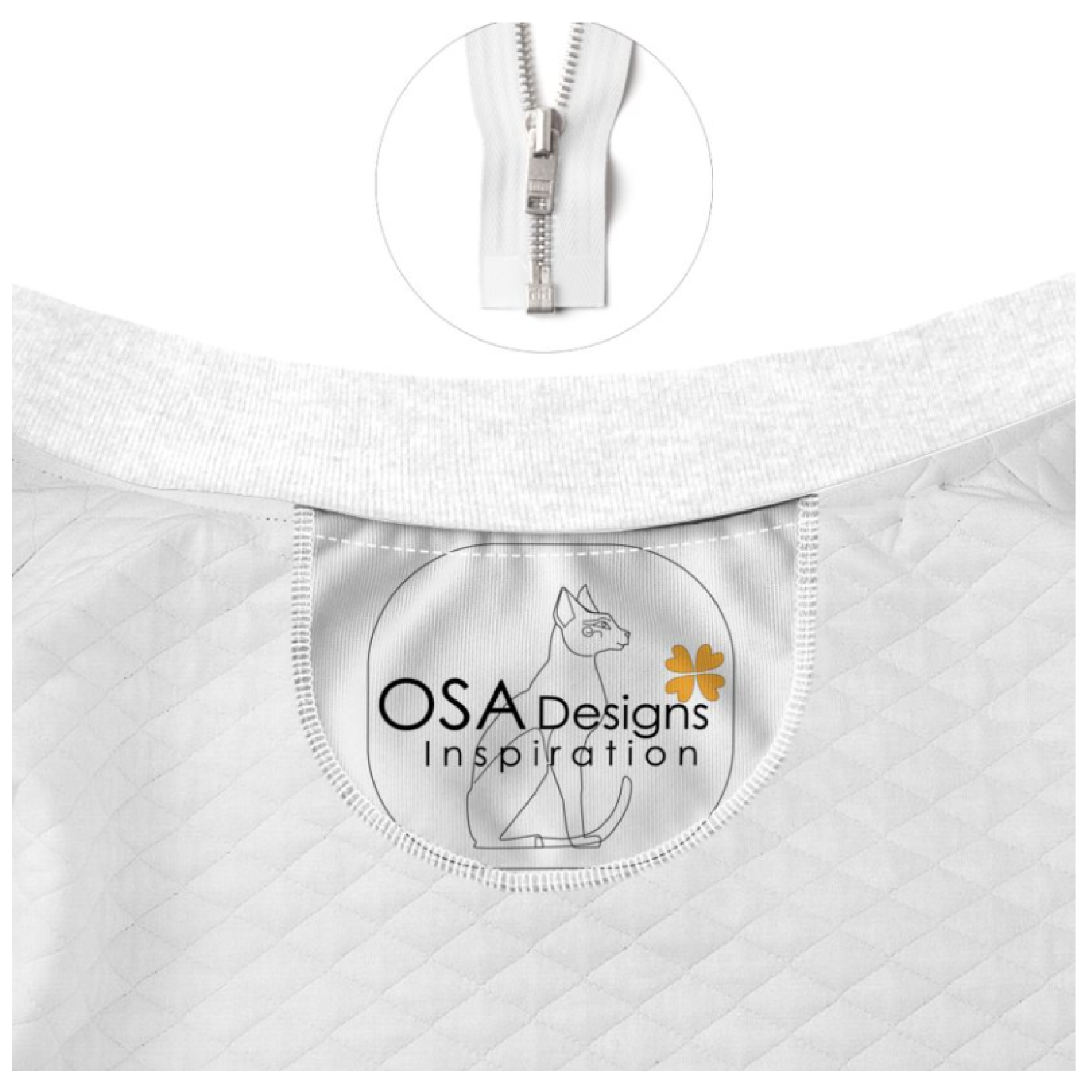 Etiqueta OSA Designs Boomber unisex beige forro rombo_Mesa de trabajo 1.png