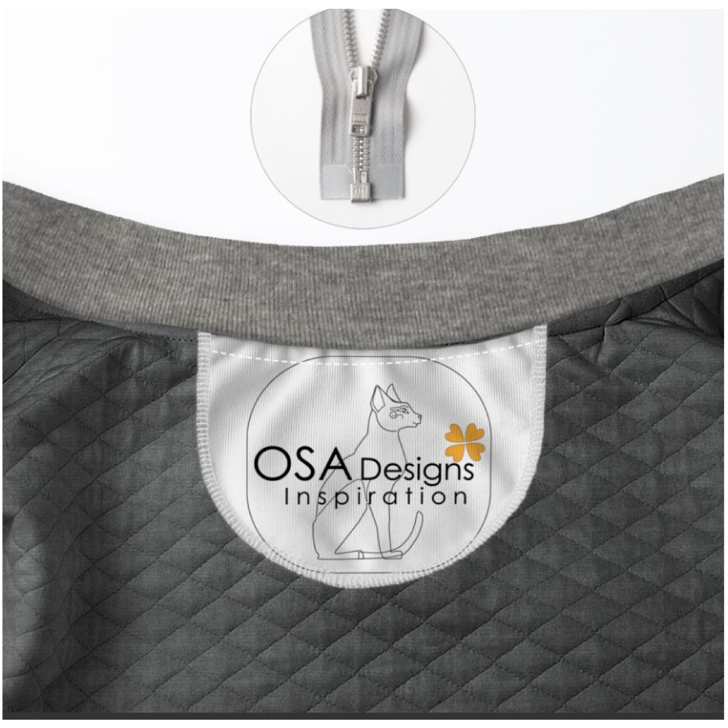 Etiqueta OSA Designs Boomber unisex gris forro rombo_Mesa de trabajo 1.png